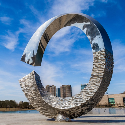 城市不銹鋼雕塑